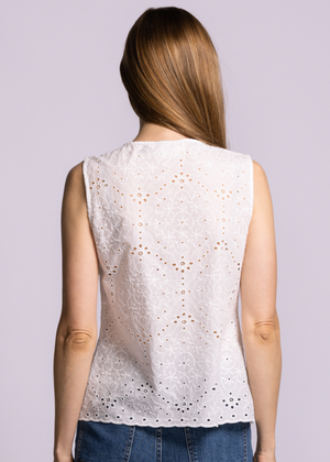 Azalea Top | White