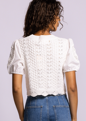 Bliss Sweater | White
