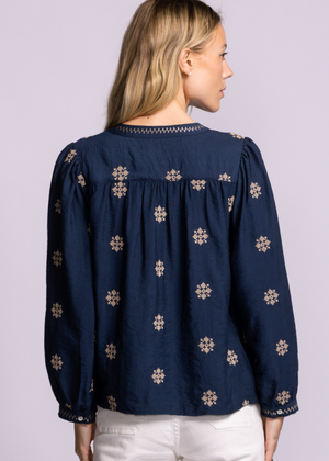 Carla Top | Navy