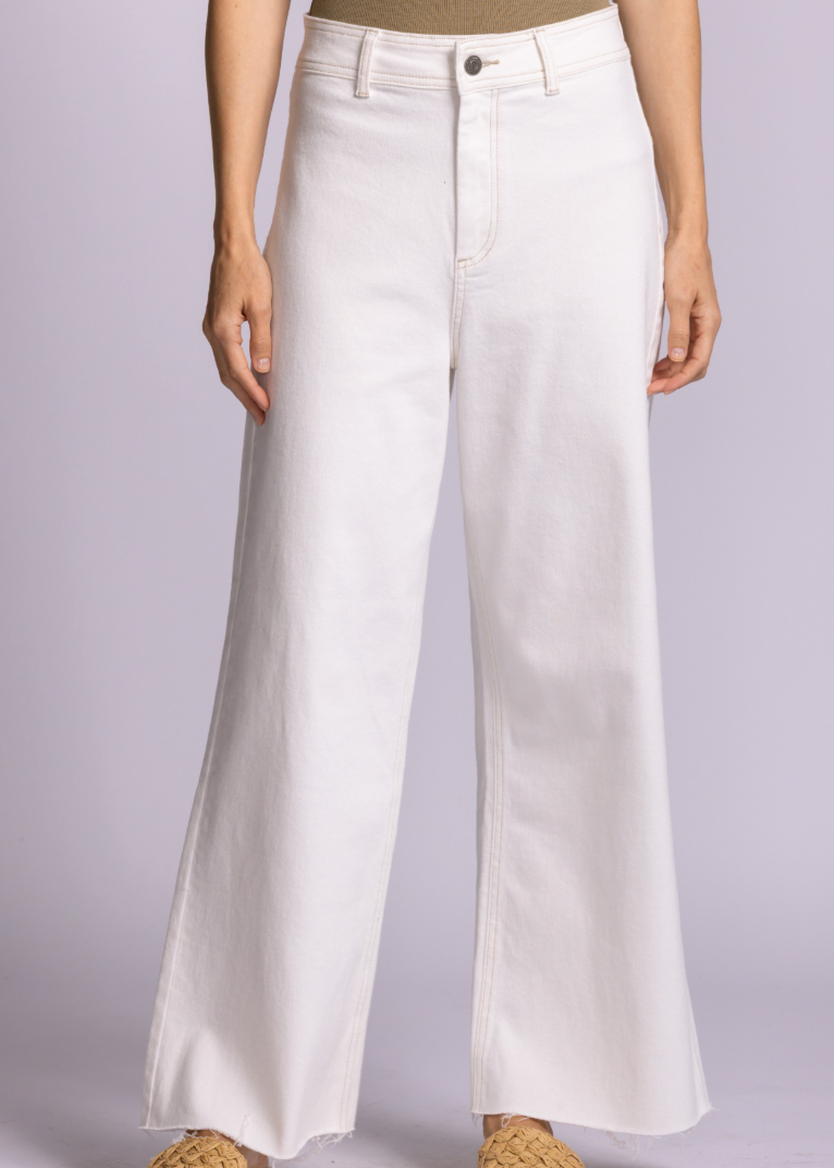 Mallory Denim | White