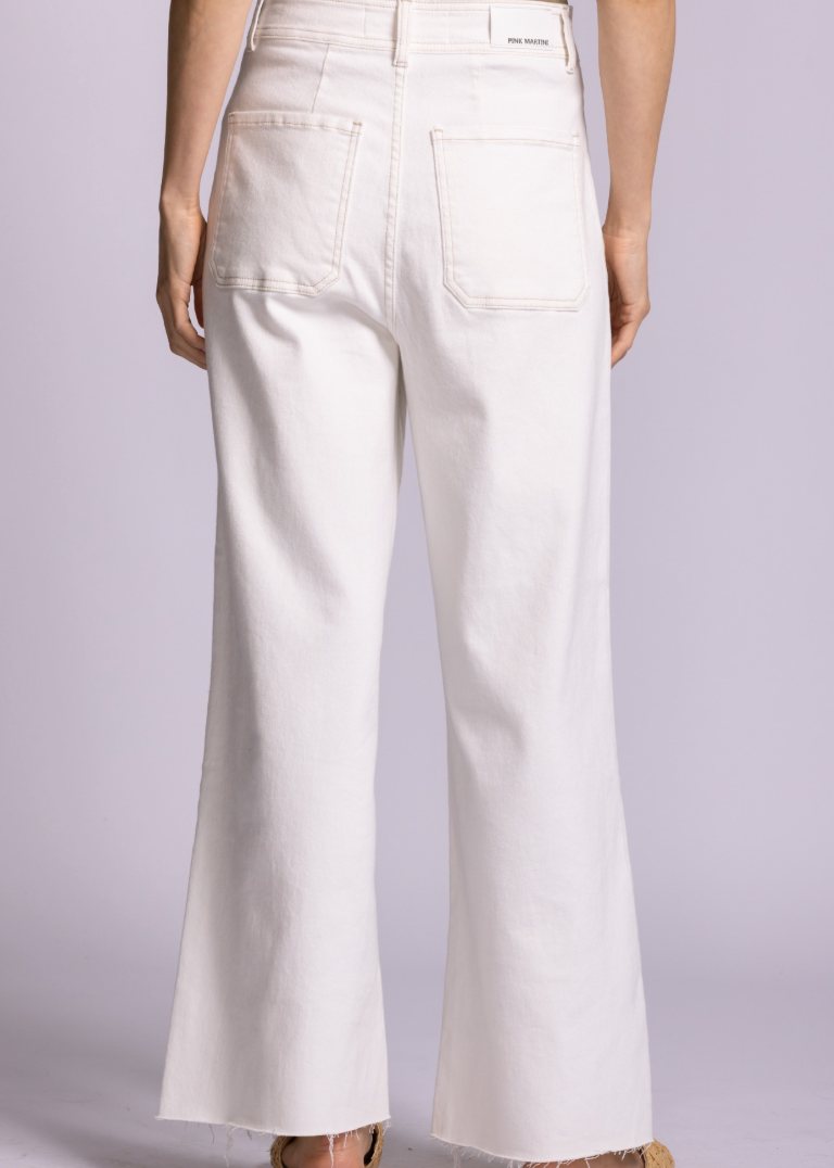 Mallory Denim | White