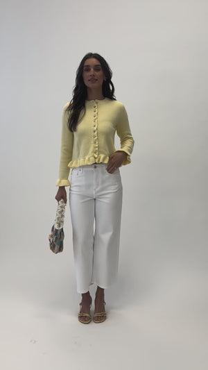 Lily Wide Leg Jeans | White Lotus