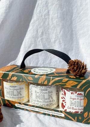 Holiday Milk Bath Trio Gift Set
