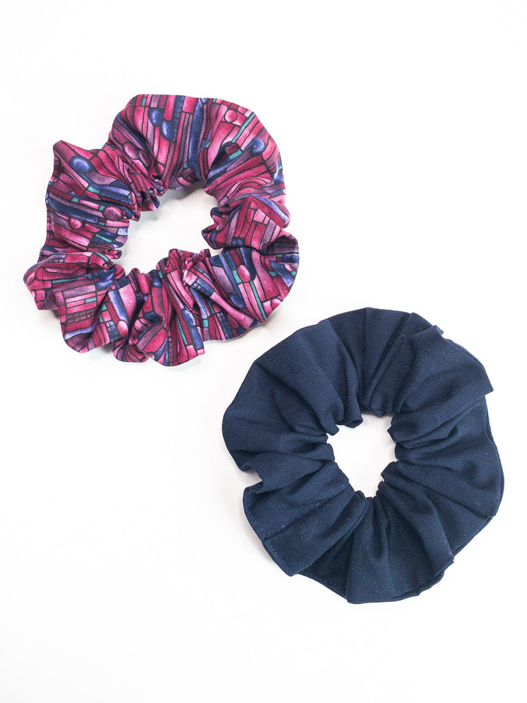 Pink pop Scrunchies | Canadian-made scrunchie