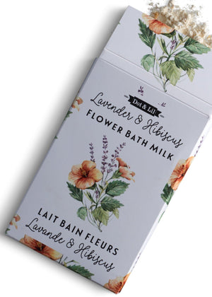 Lavender & Hibiscus Flower Bath Milk Sachet