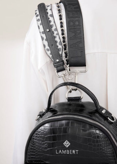 The PARIS - Vegan Leather & Chain Strap