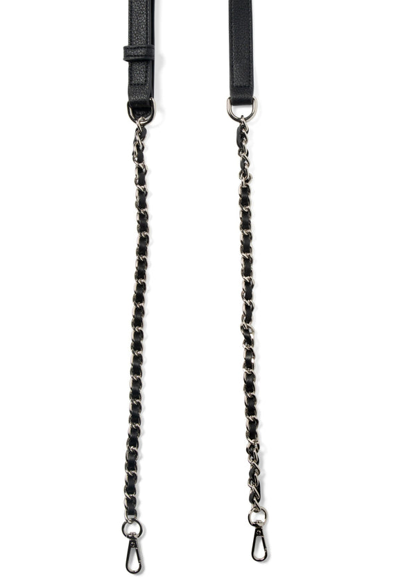 The PARIS - Vegan Leather & Chain Strap