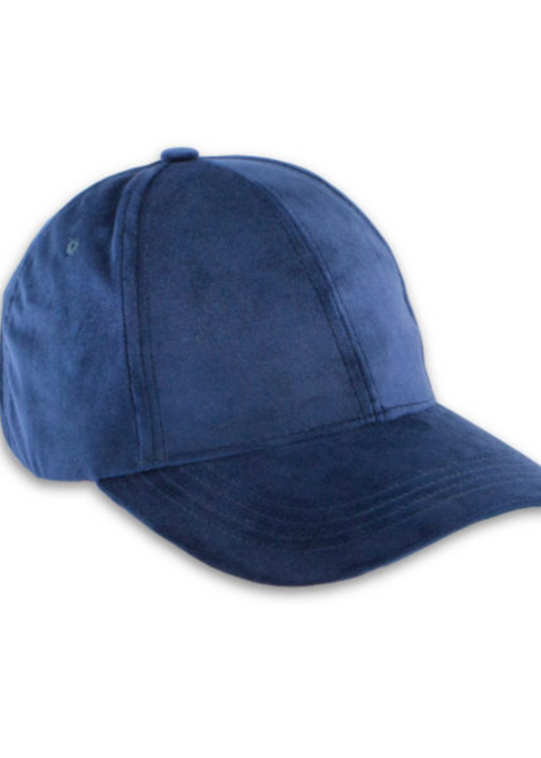 Navy Velvet Classic Cap