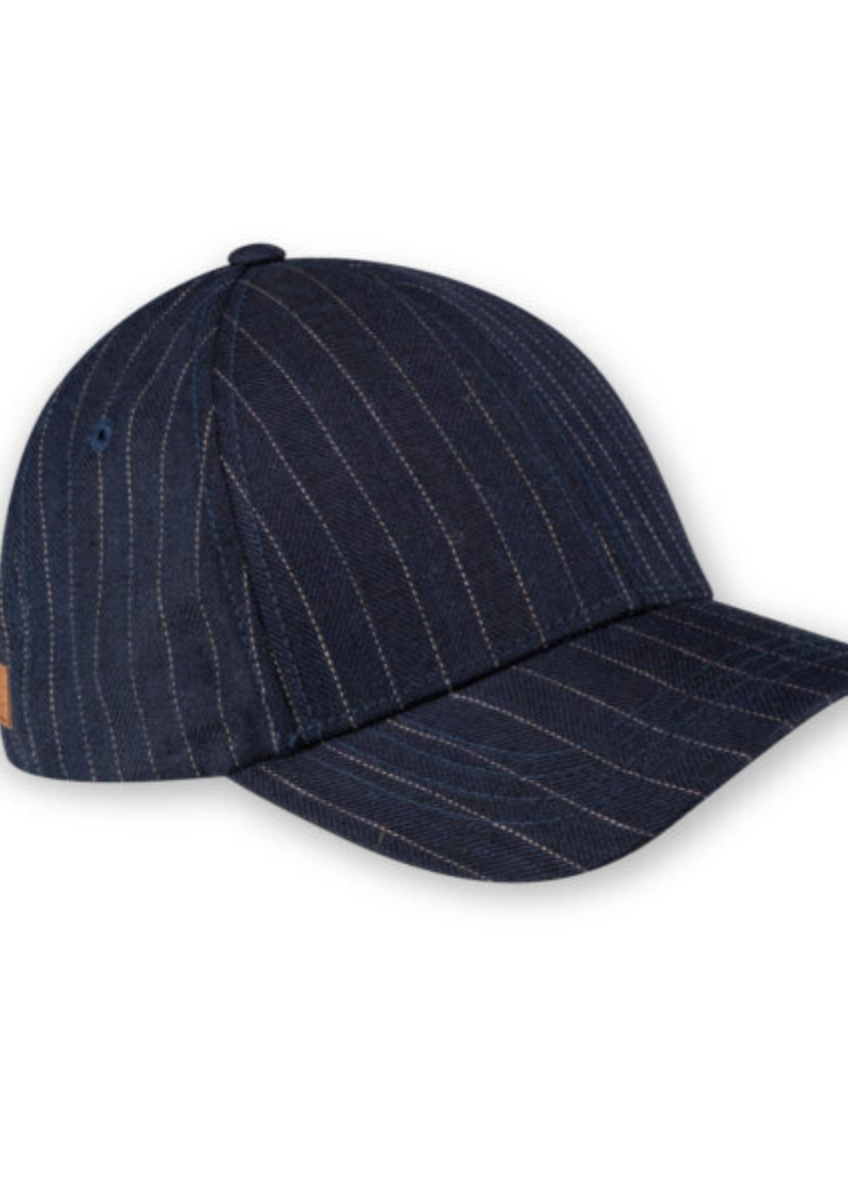 Navy Pinstripe Classic Cap