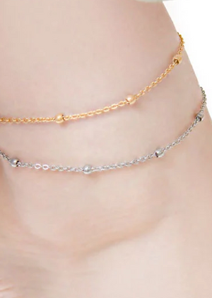 Bead Chain Anklets