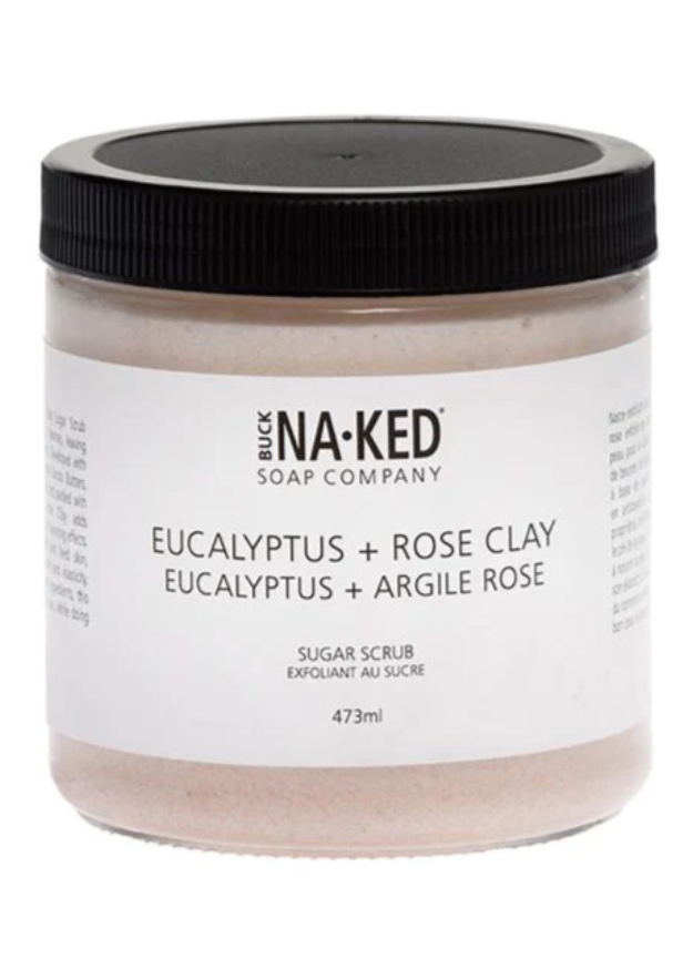 Eucalyptus + Pink Clay Sugar Scrub
