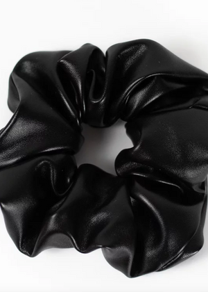 Vegan Leather Scrunchies