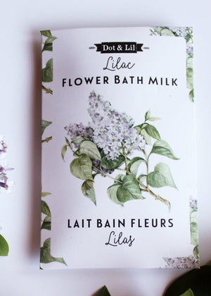 Lilac Flower Bath Milk Sachet