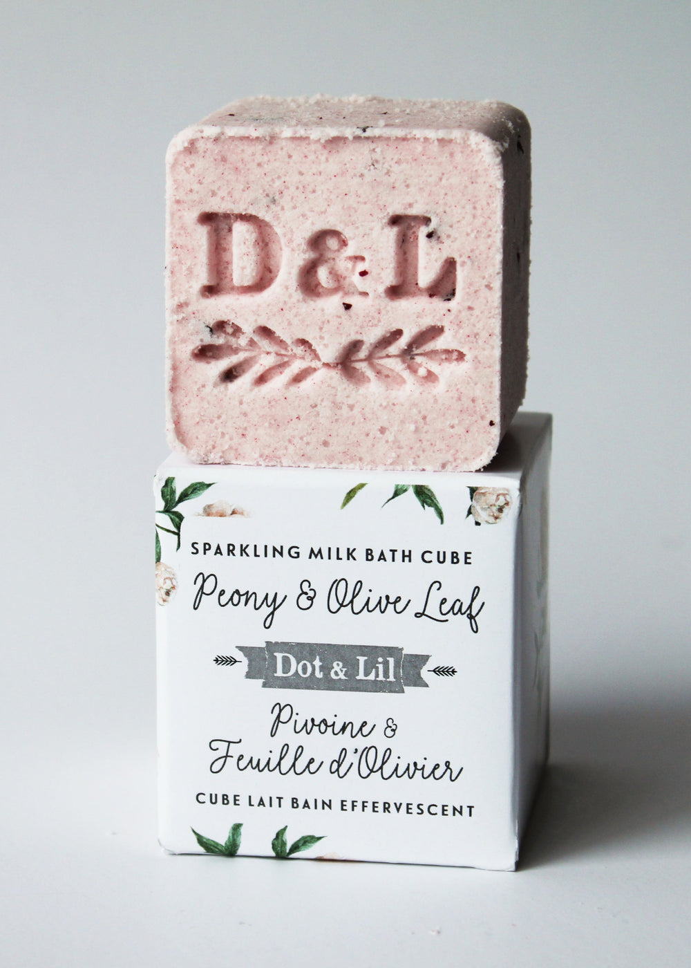Peony Sparkling Milk Bath Cube